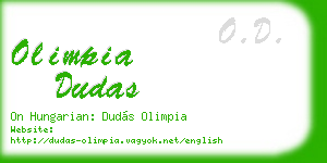 olimpia dudas business card