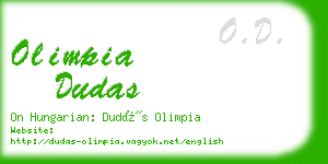 olimpia dudas business card